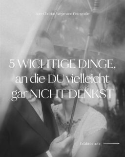 Der teuerste Fehler bei der Fotografensuche? ❌ Nicht der Preis – sondern diese 5 Dinge zu übersehen, an die fast niemand denkt. 📸💍

__________________
Ann-Christin Wegmann Fotografie
Anfragen über www.annchristinbert.de

HOCHZEITSFOTOGRAFIN VECHTA
FOTOGRAFIN
VECHTA
HOCHZEITEN